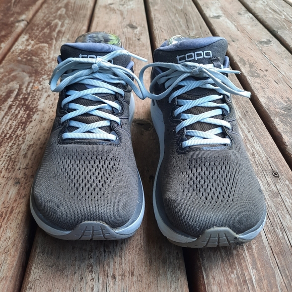 Topo Athletic Phatom 2 Grey/Lilac Wide Toe Box 5mm Drop Sneaker Shoes Size 8 - Picture 5 of 16